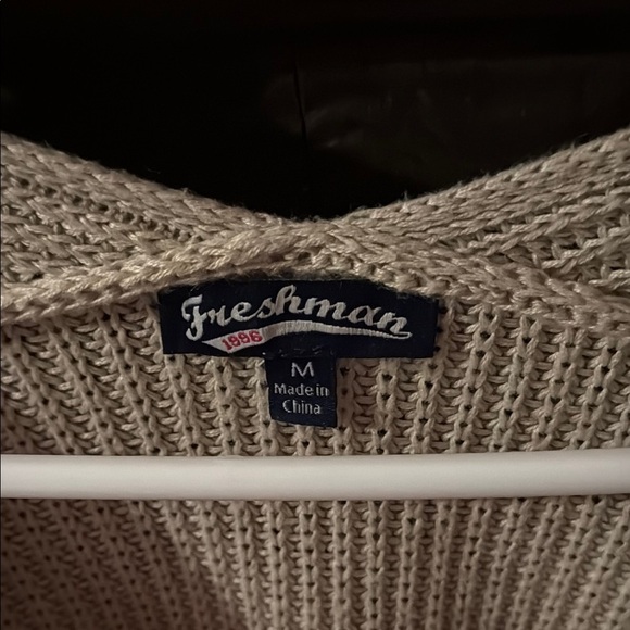 Freshman 1996 Cream Knit Sweater - Picture 3 of 5